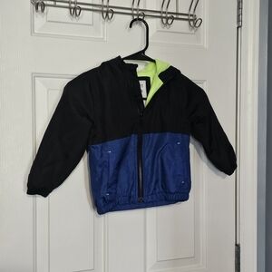 Carter's Black and Blue Puffer Jacket with Hood
